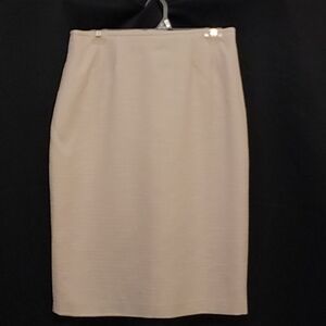 Evan- Picone Midi Skirt Size 8 Color  Ivory